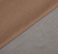 Пальтовая ткань двусторонняя серого и светло-коричневого цвета #1