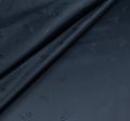 Подкладочная ткань темно-синяя с жаккардовым логотипом  #1
