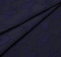 Жаккард темно-синего цвета с узором в морской тематике #1