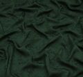Жаккард-стрейч темно-зеленого оттенка с цветочным узором #1