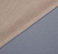 Пальтовая ткань двусторонняя серо-голубого и бежевого цвета #1