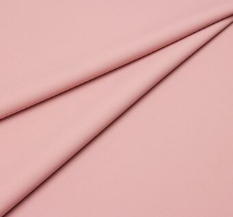 Костюмная шерсть с эффектом стрейч бледно-розового цвета #1