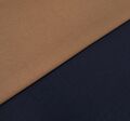 Шерсть-стрейч двухслойная синего и коричневого оттенков #1