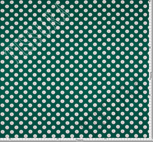 Атлас стрейч с жемчужинами на изумрудно-зеленом фоне #3