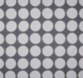 Ткань жоржет из натурального шелка с геометрическим принтом: основные цвета – темно-синий, хаки, светло-серый #1