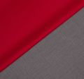 Костюмная ткань двусторонняя с эластаном красного и серого цвета #1