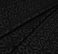 Жаккард черного цвета с орнаментом в античном стиле #1