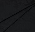 Жаккард-стрейч двусторонний черного цвета с цветочным рисунком  #1