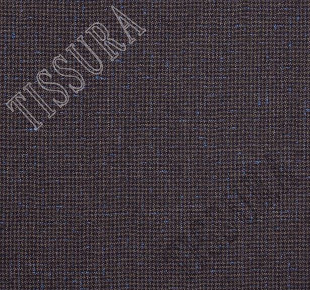 Костюмная ткань из коллекции «Silk Air» в клетку «гусиная лапка» #2