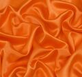 Шелковый атлас оранжевого оттенка с гладкой блестящей фактурой
 #1
