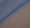 Пальтовая ткань двусторонняя бежево-серого и голубого цвета #1
