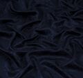 Жаккард шелковый темно-синий с цветочным узором #1