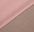 Пальтовая ткань двусторонняя серо-коричневого цвета и оттенка «пыльная роза» #1