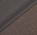 Пальтовая ткань двусторонняя с одной стороны коричневого оттенка, с другой серого  #1
