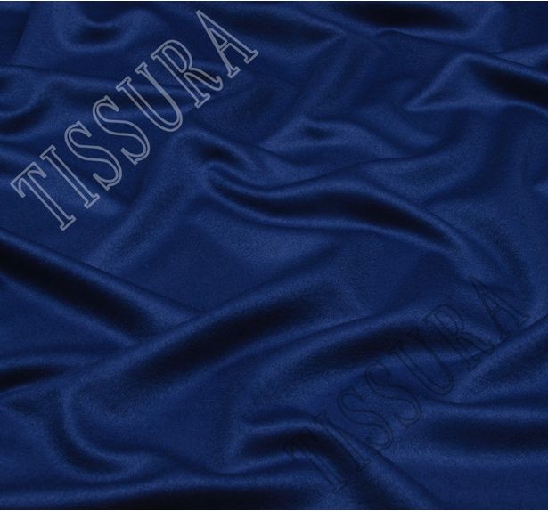 Кашемир: пальтовая ткань синего цвета #3
