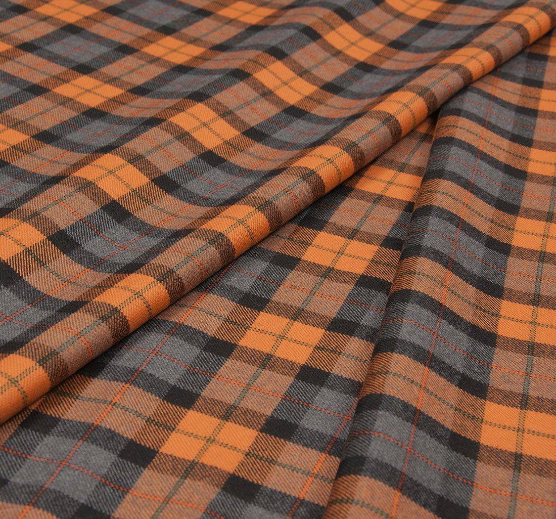 Шерсть в клетку в наличии