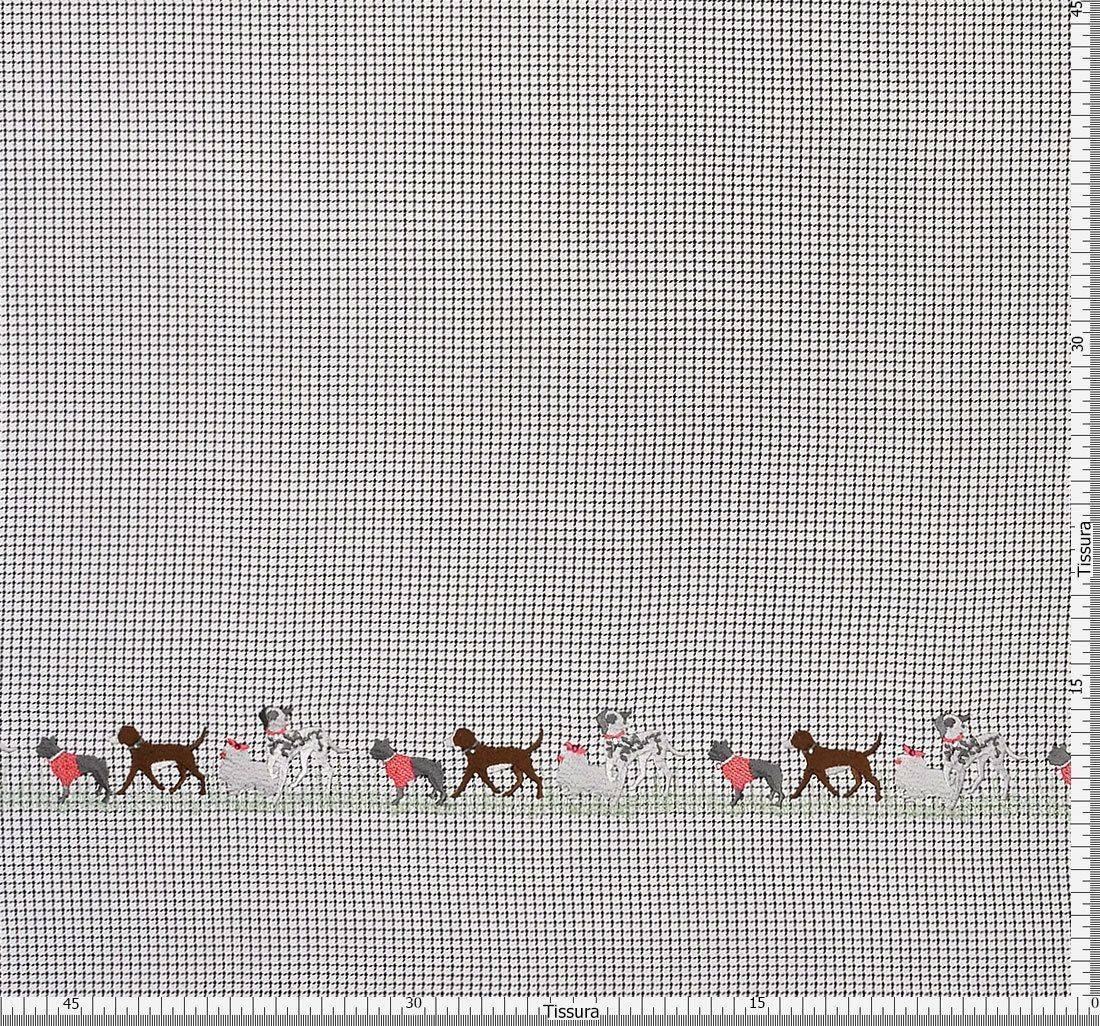 Хлопковый жаккард с вышивкой в наличии