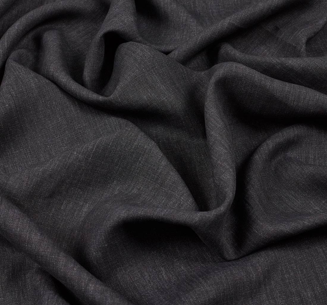 Лен темно-серый с эффектом "делаве" из коллекции "Keros" от Cotonificio Albini в наличии