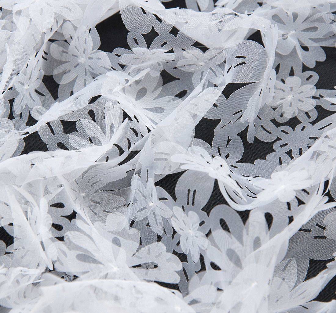 Кружево из органзы в наличии