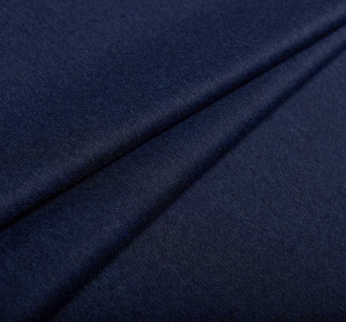 Ткань плащевая шерстяная с пропиткой Rain System. Цвет синий в наличии