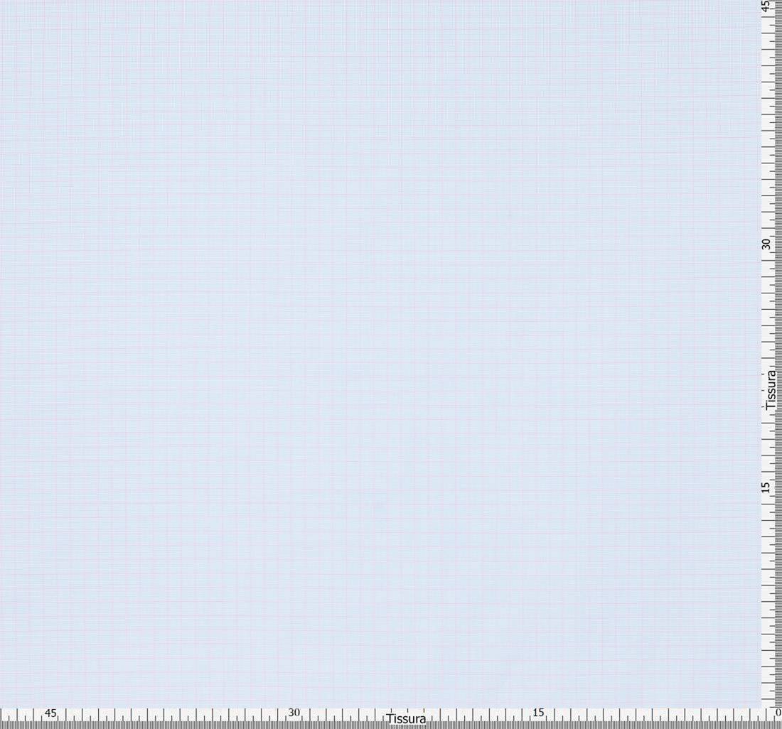 Сорочечная ткань из 100% хлопка в розово-голубую клеточку из коллекции "Зефир" от Thomas Mason в наличии