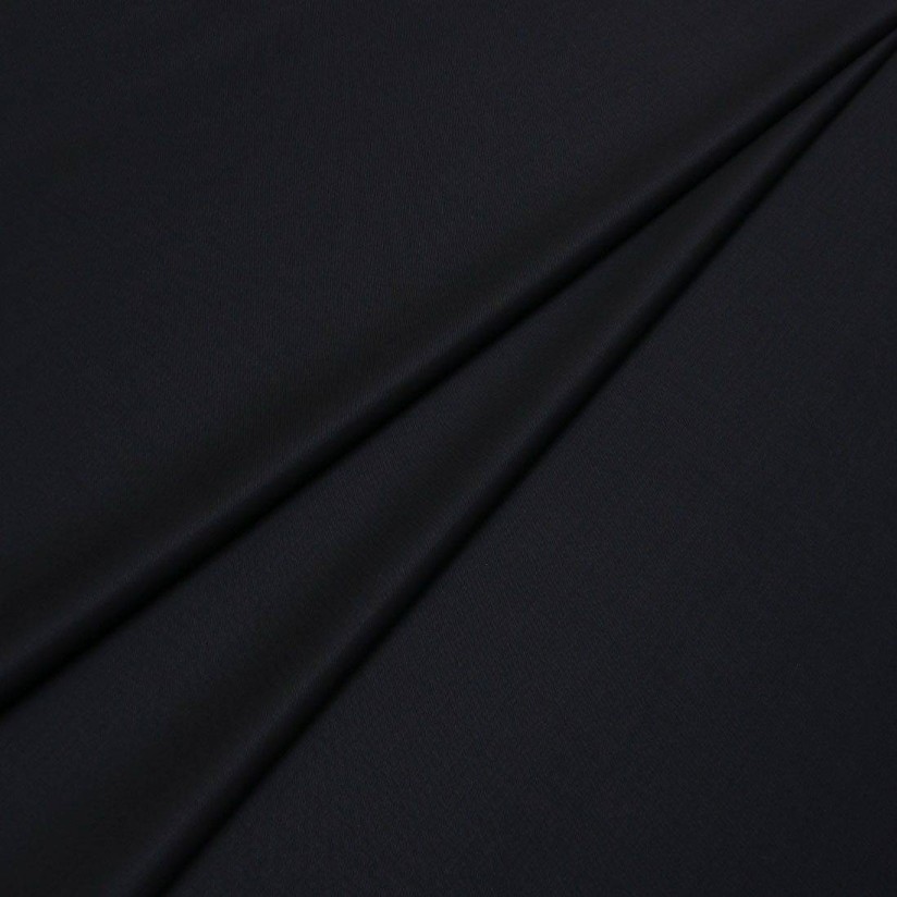 Костюмная шерсть черного цвета от Dormeuil в наличии