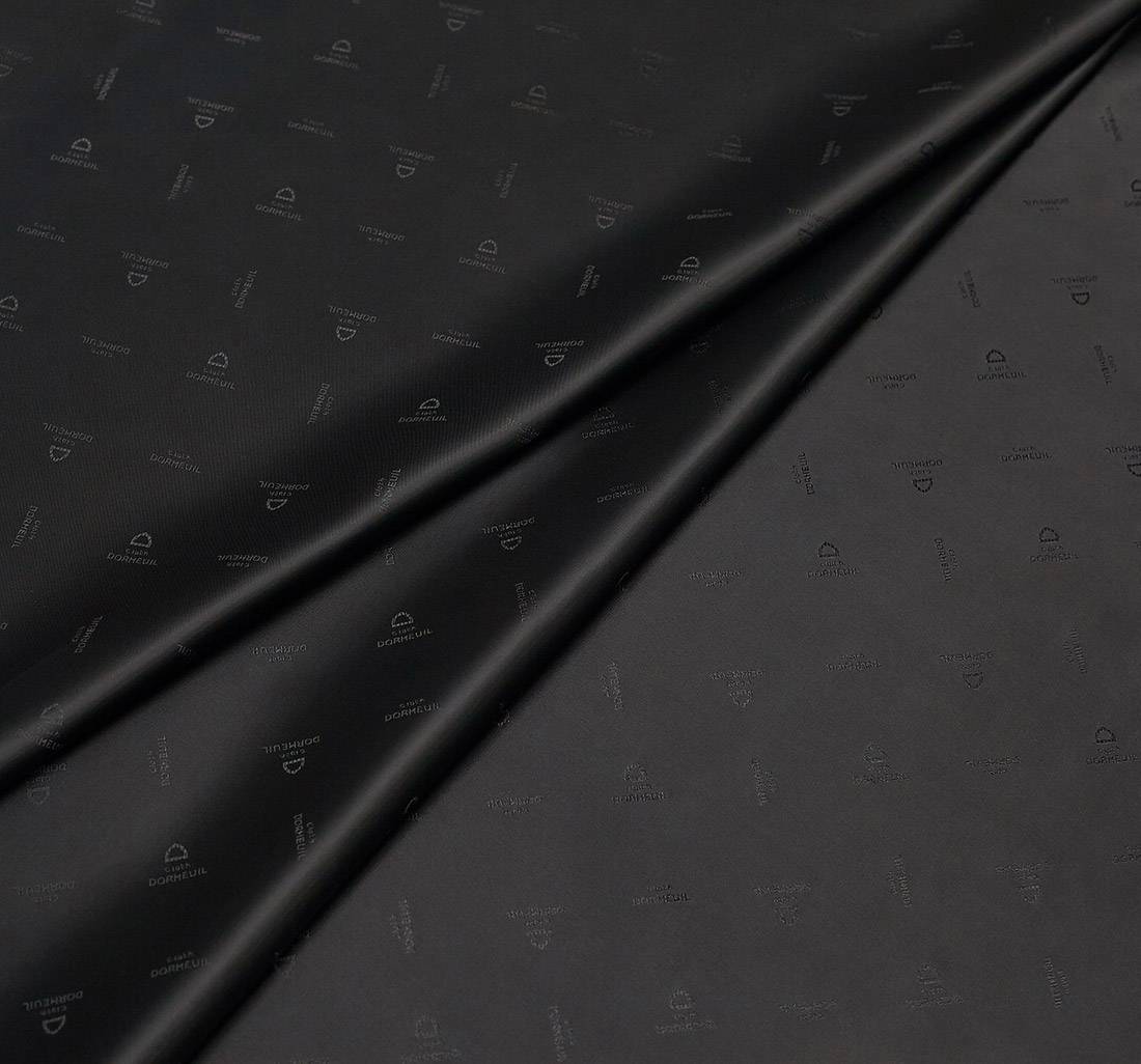 Ткань подкладочная чёрная от Dormeuil в наличии