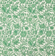Хлопок Tana Lawn™ от «Liberty». Принт «Sambourn» (Самборн). Цвет белый/зеленый в наличии