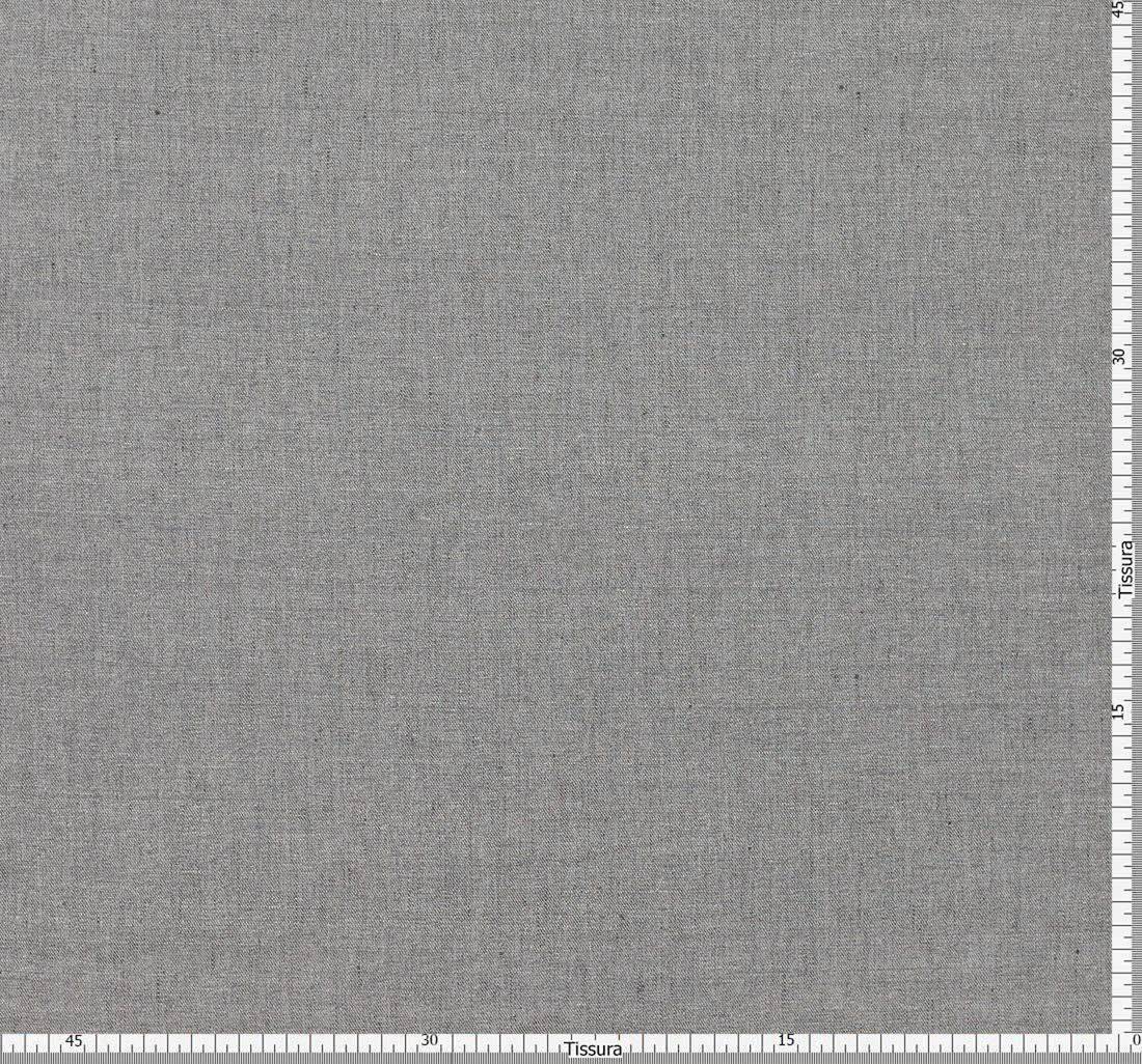 Костюмная ткань благородного серого цвета из льна с эластаном и эластомультиэстером от Cotonificio Albini в наличии