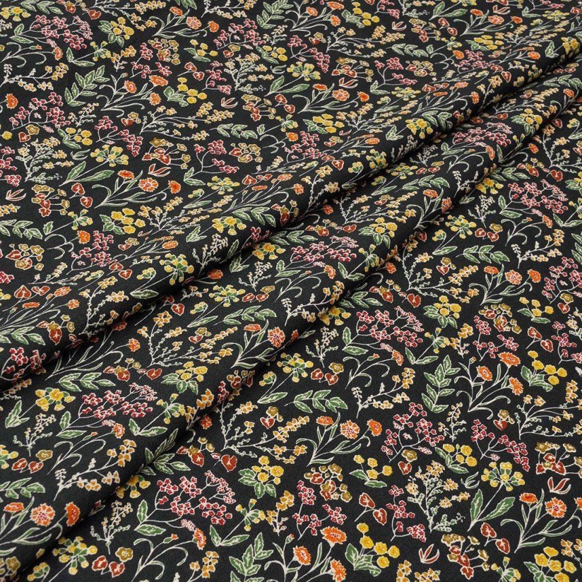 Хлопок Tana Lawn от Liberty. Принт «Wild flower herbarium» (Гербарий из полевых цветов) в наличии