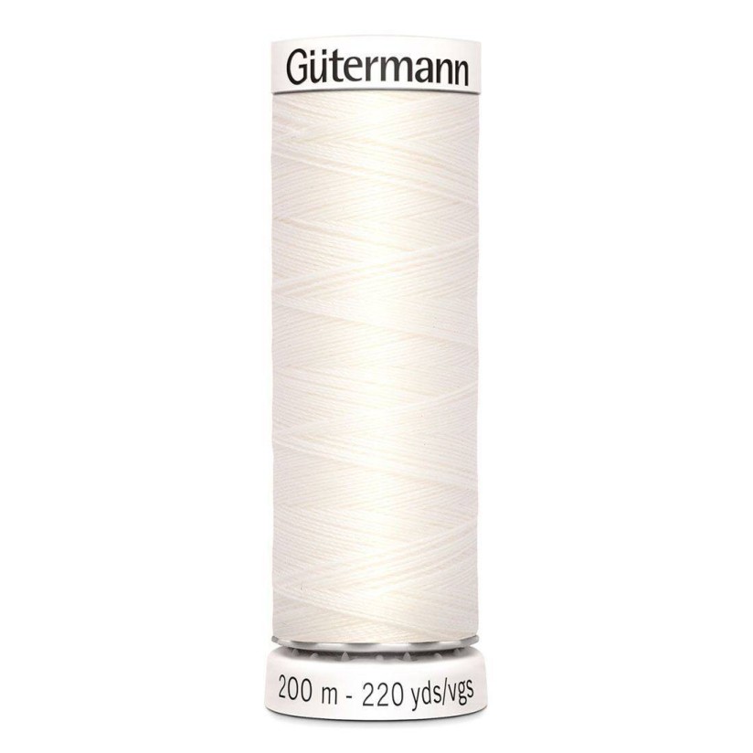 Нитки Gutermann швейные 200м, цвет 111 в наличии