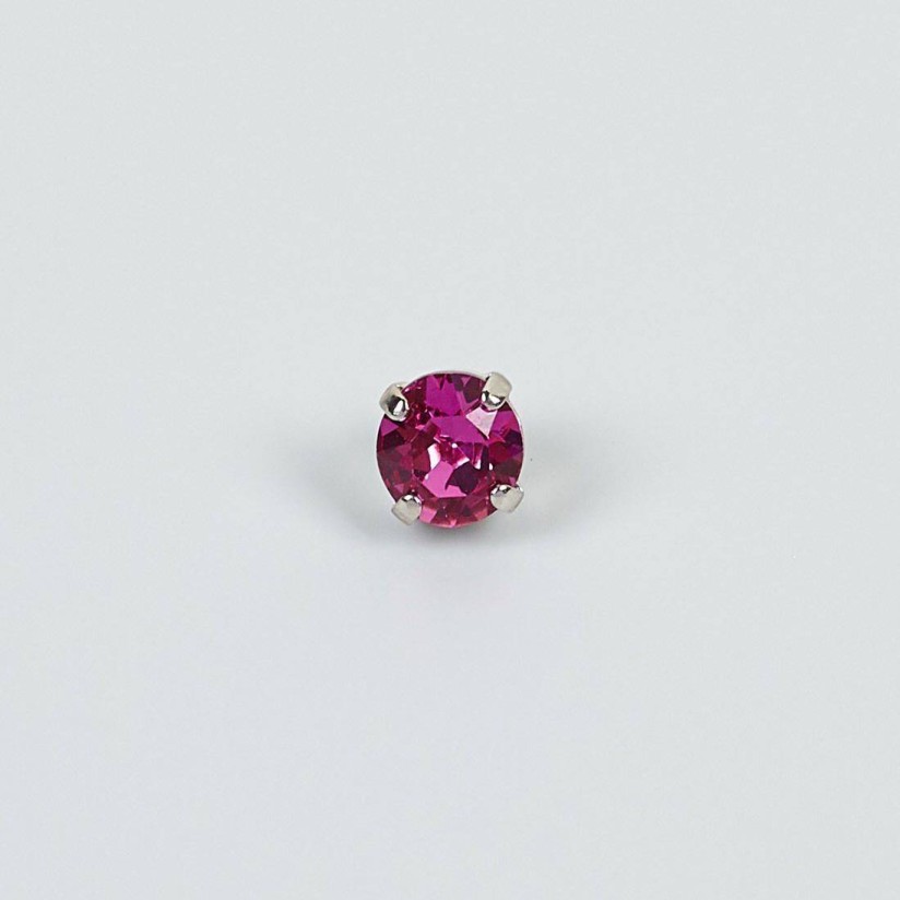 Пуговица металлическая с кристаллом Swarovski в наличии