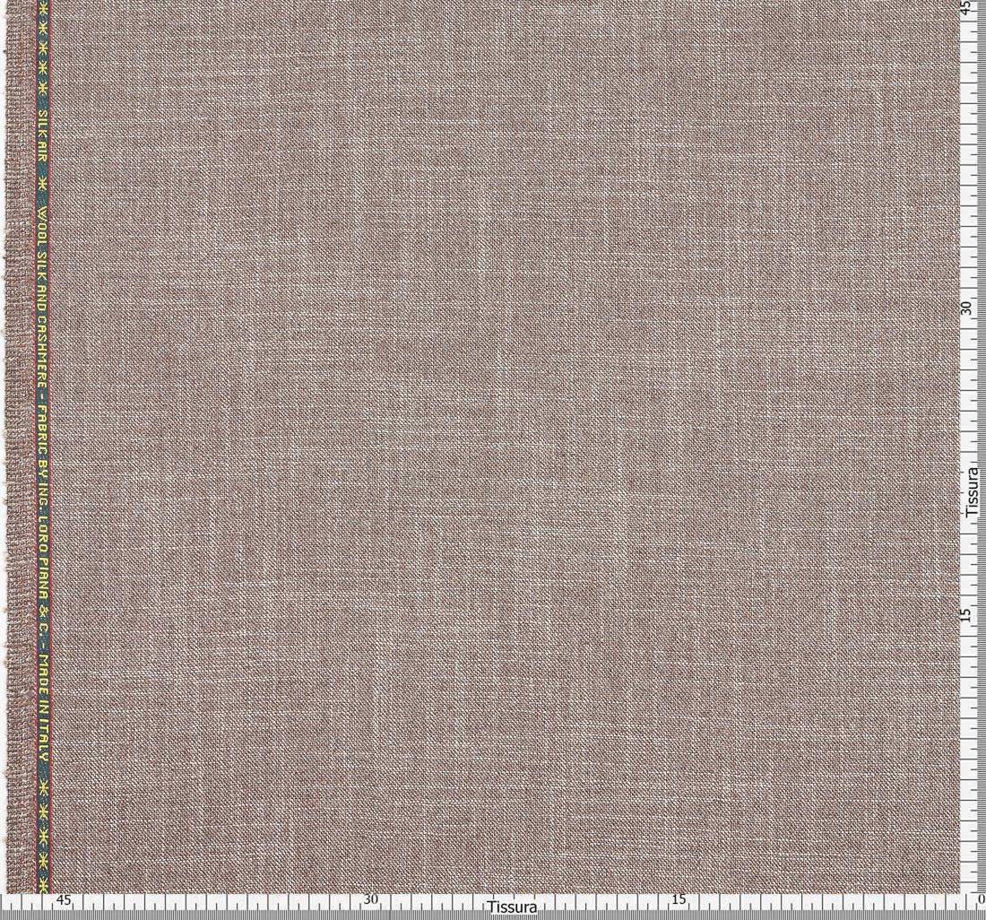 Ткань костюмная от Loro Piana из коллекции «Silk Air». Шерсть, шелк, кашемир. Цвет коричневый в наличии