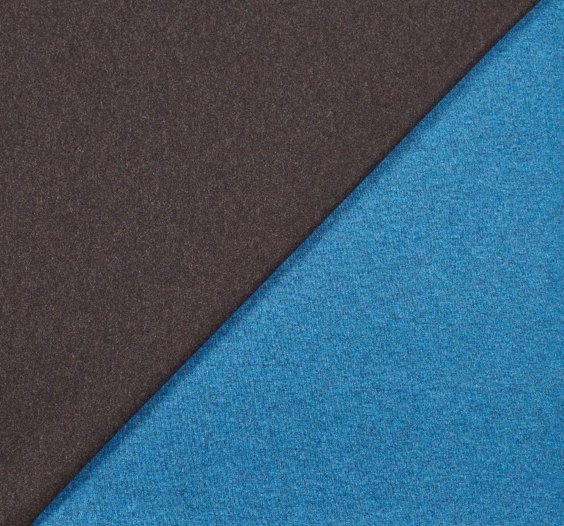 Трикотаж от Loro Piana из кашемира двусторонний. Цвет коричневый/бирюзовый в наличии