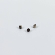 Пуговица металлическая с черным кристаллом Swarovski в наличии