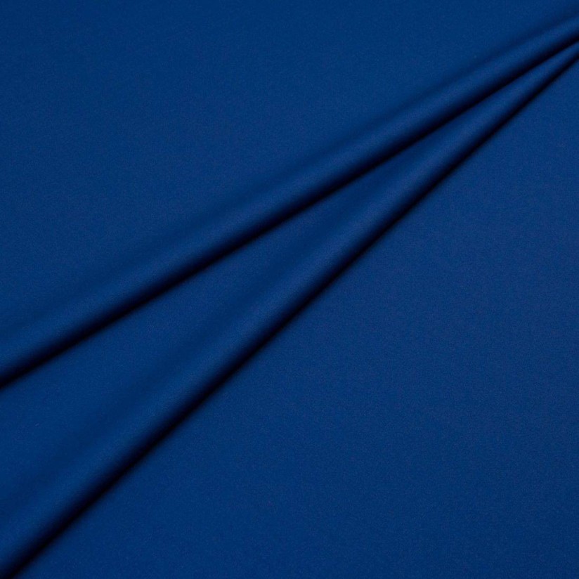 Твил-стрейч. Костюмная шерсть. Цвет ткани – синий в наличии