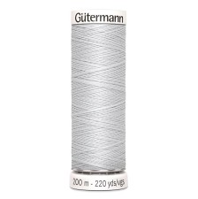 Нитки Gutermann швейные 200м, цвет 008 в наличии