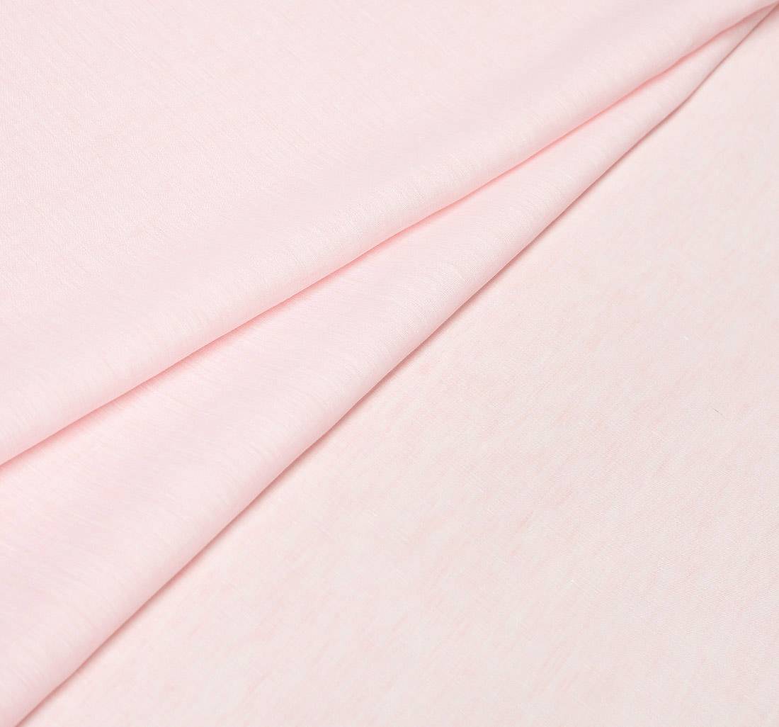 Ткань нежно-розового оттенка из 100% льна с эффектом "делаве". Коллекция "Золотой лен" от Thomas Mason в наличии