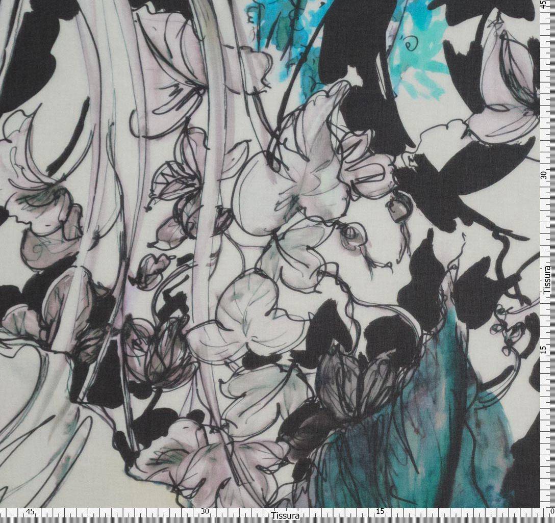 Жоржет шелковый в наличии