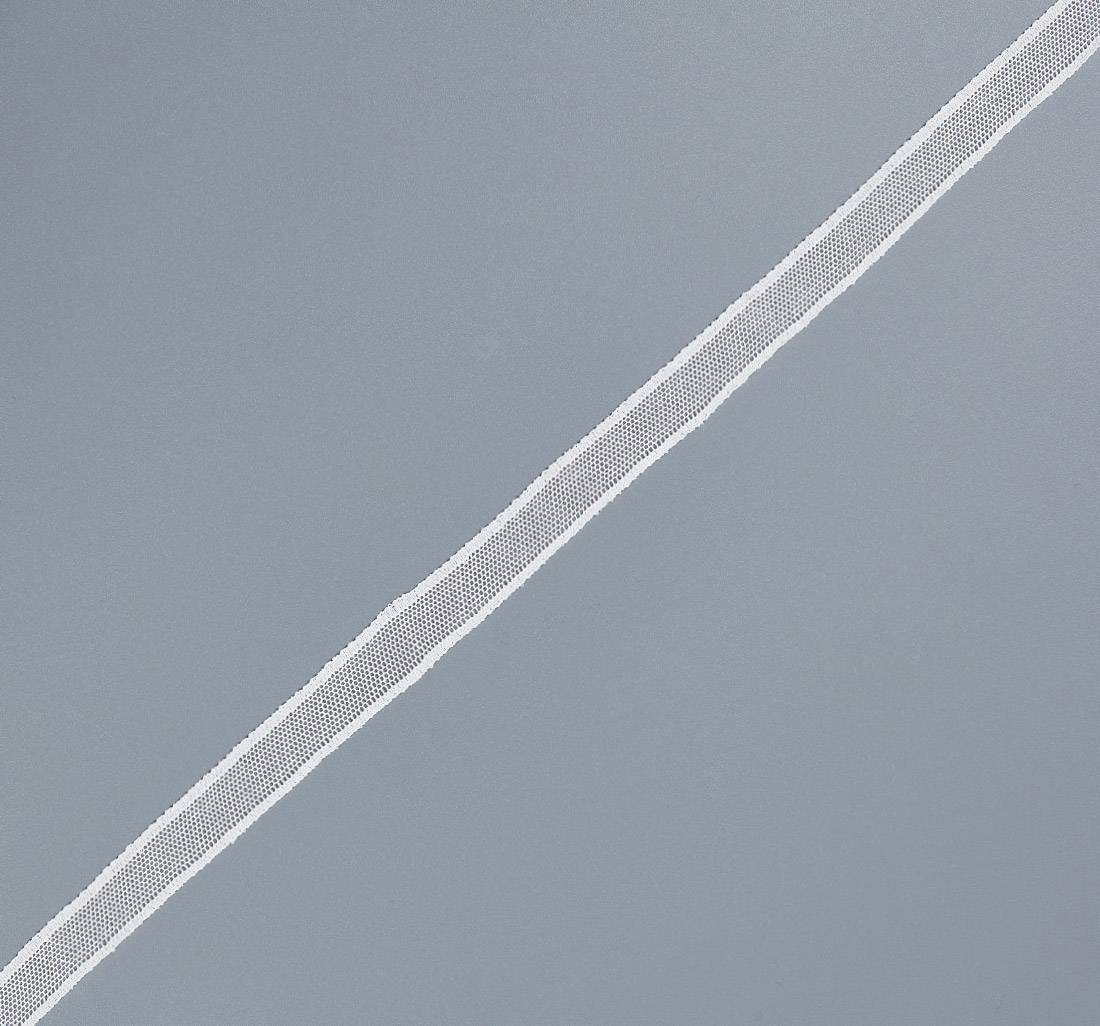 Тесьма узкая кружевная из хлопка в мелкую сетку бобинет молочного цвета в наличии