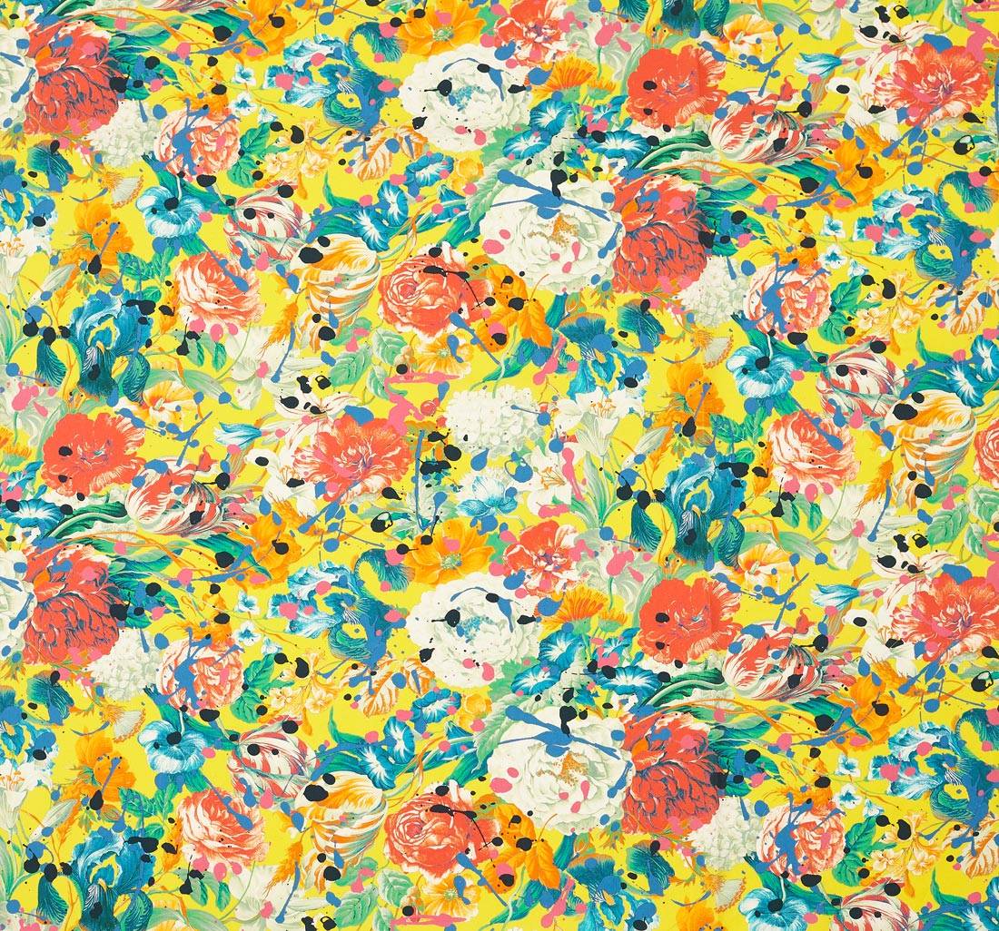 Хлопок Tana Lawn™ от Liberty с ярким цветочным авторским принтом "Punk Rosey" (Панк Рози) в наличии