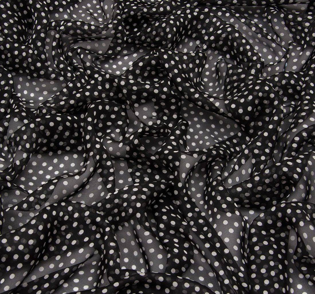 Шифон в горошек в наличии