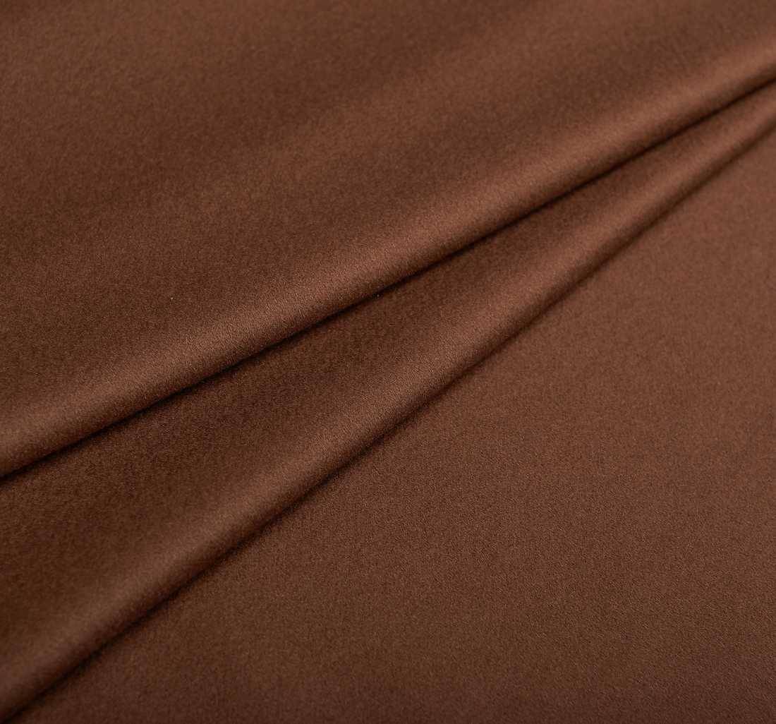 Кашемир пальтовый с водоотталкивающей пропиткой Rain System. Цвет коричневый в наличии