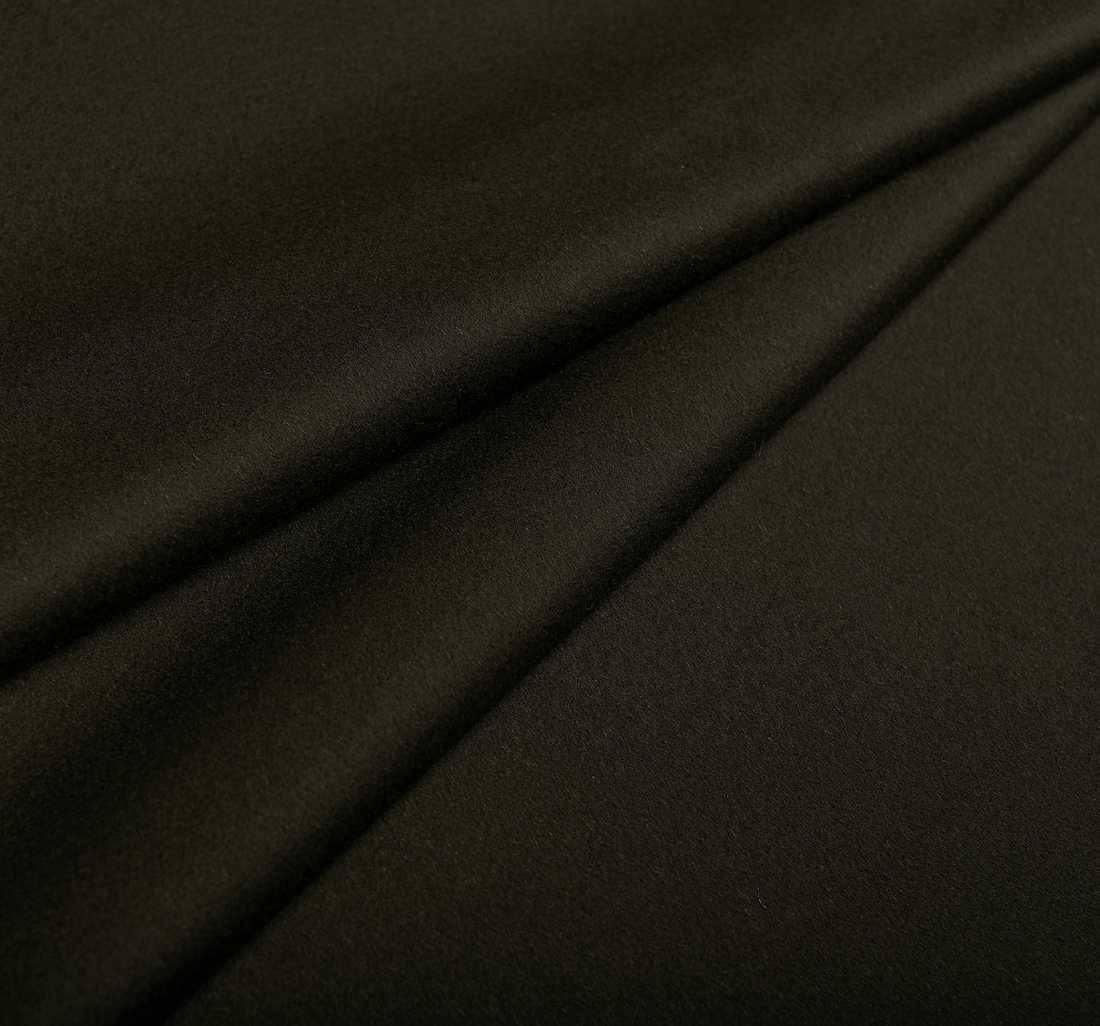 Кашемир пальтовый с водоотталкивающей пропиткой Rain System. Цвет коричнево-зеленый в наличии