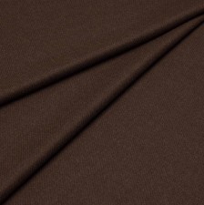 Ткань из шерсти 686024 Pecora Nera® темно-коричневого цвета в наличии