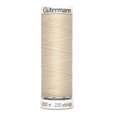 Нитки Gutermann швейные 200м, цвет 169 в наличии