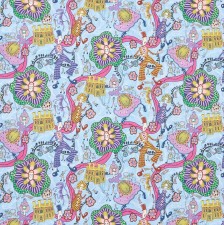 Хлопок Tana Lawn™ от «Liberty». Принт «Shirley Smith» (Ширли Смит). Цвет голубой, розовый, зеленый, желтый в наличии