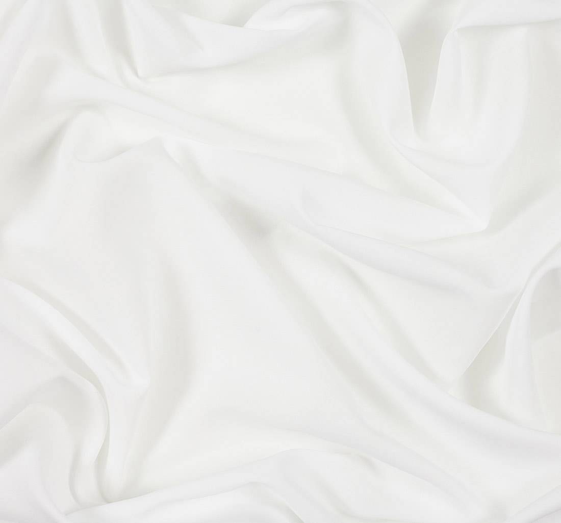 Вуаль из хлопка и льна белого цвета от Thomas Mason в наличии