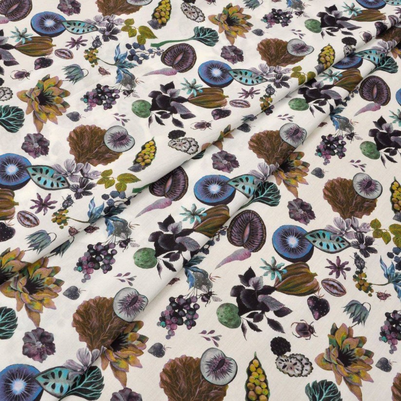 Хлопок Tana Lawn от Liberty. Принт «Floral Earth» (Цветочный мир) в наличии