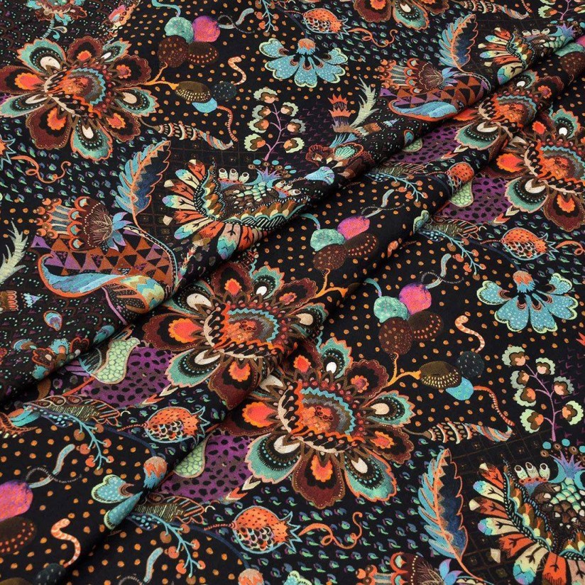 Хлопок Tana Lawn от Liberty. Принт «Grand Bazaar» (Гранд базар) в наличии